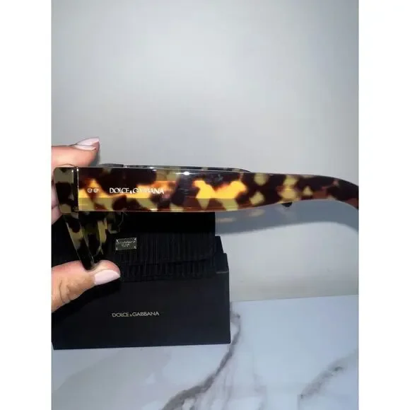 Dolce & Gabbana Yellow Havana Sunglasses - Like New Condition - Picture 2 of 5